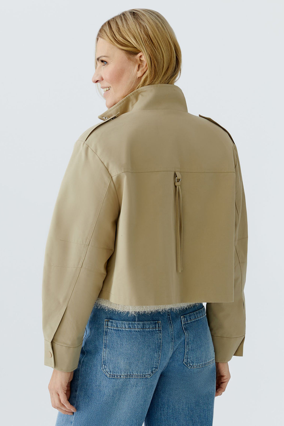 Oui 96604 7532 Brown Sugar Blouson Jacket