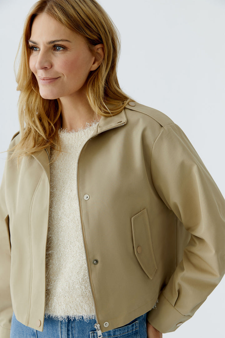 Oui 96604 7532 Brown Sugar Blouson Jacket