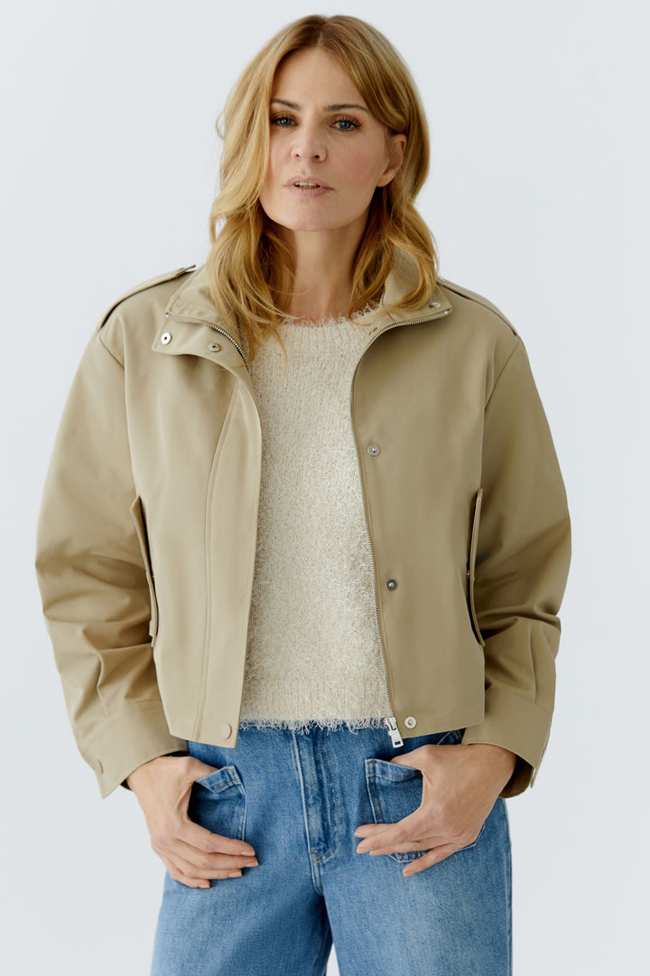 Oui 96604 7532 Brown Sugar Blouson Jacket