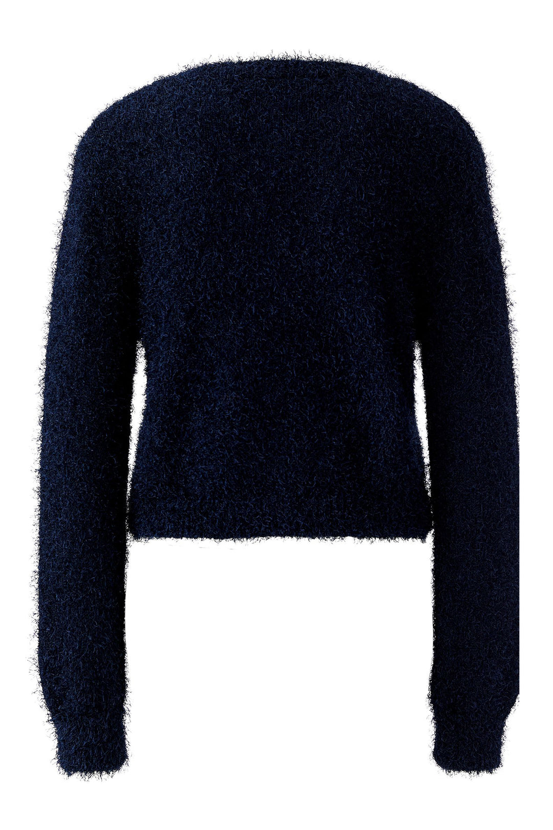 Oui 96610 5742 Dark Blue Textured Knit Cardigan