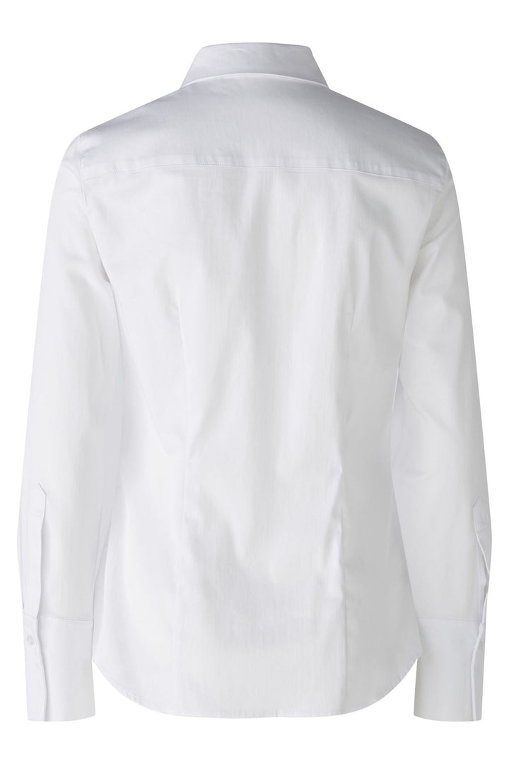 Oui Anuya Shirt Blouse Optical White 89101 1002 - Shirley Allum Boutique