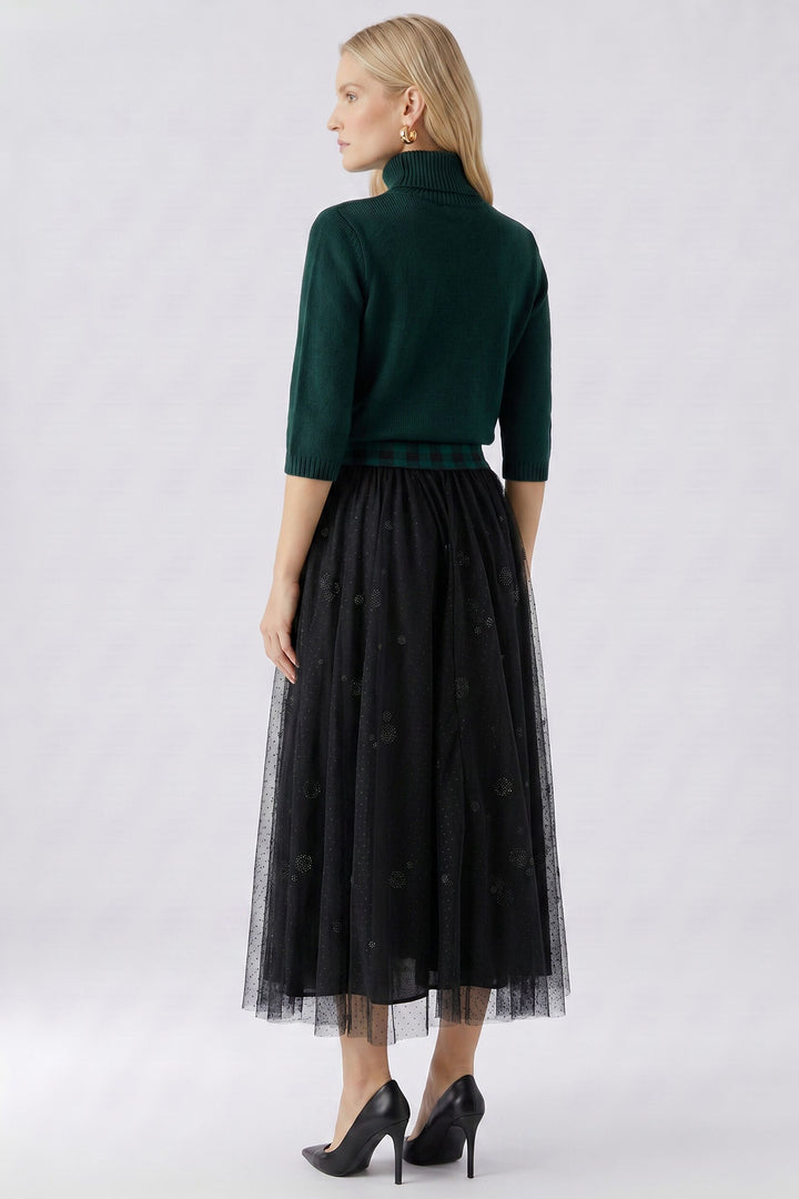 Oui Black Skirt at Shirley Allum