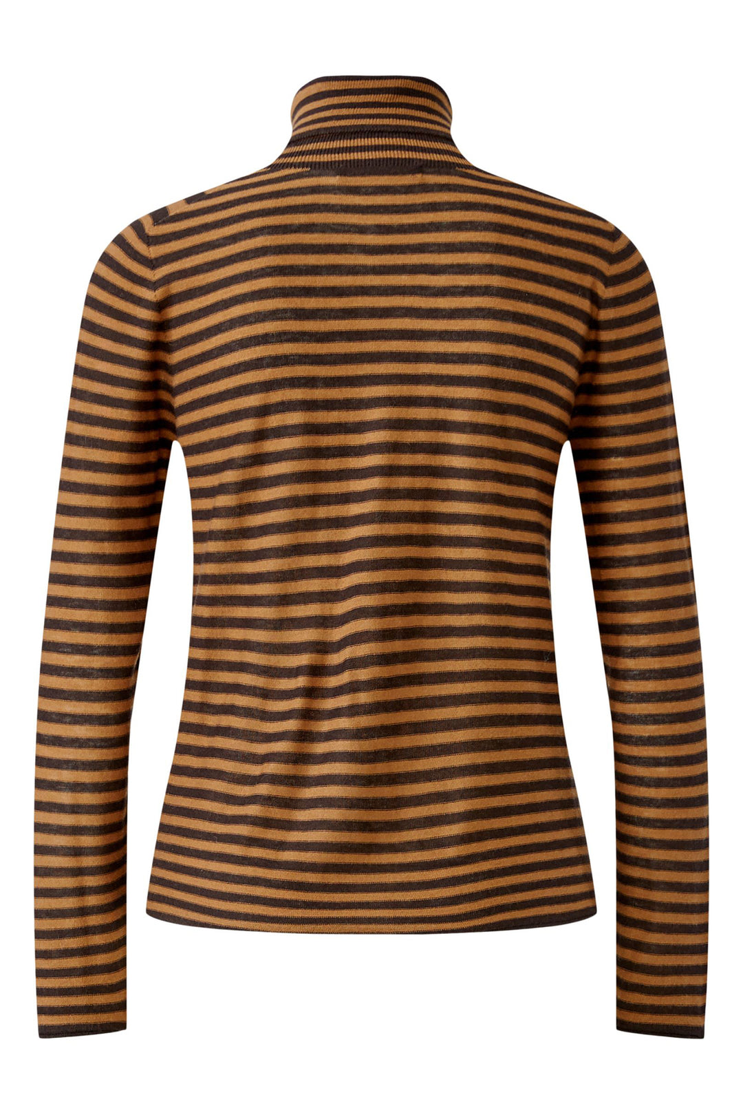 Oui Dark Brown Camel Jumper at Shirley Allum