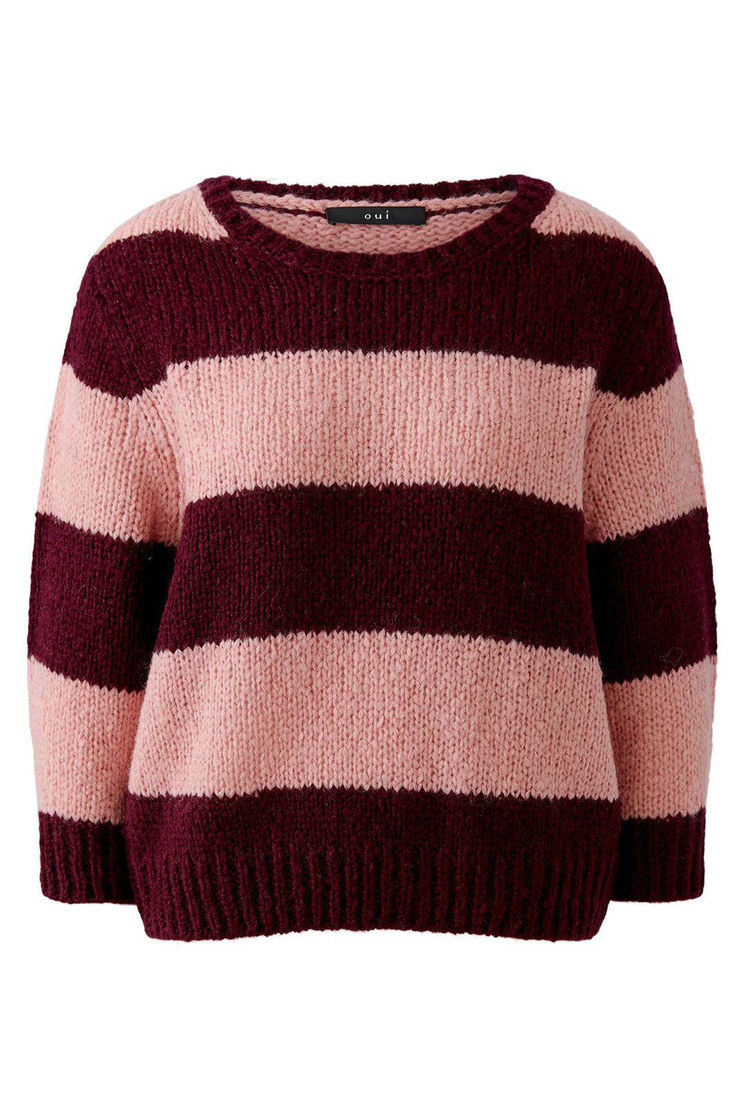 Oui Esmy Dark Red Jumper at Shirley Allum