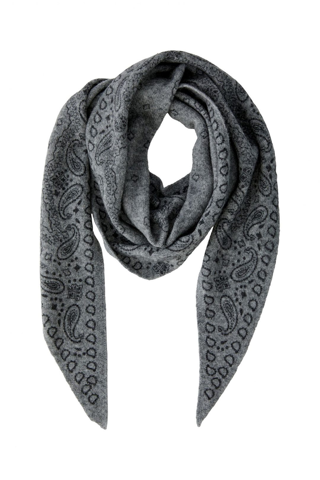 Oui Grey Scarf at Shirley Allum