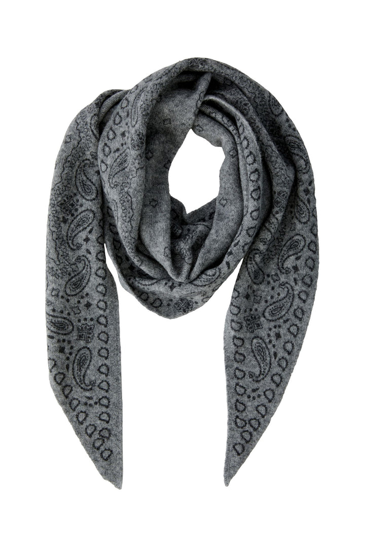 Oui Grey Scarf at Shirley Allum