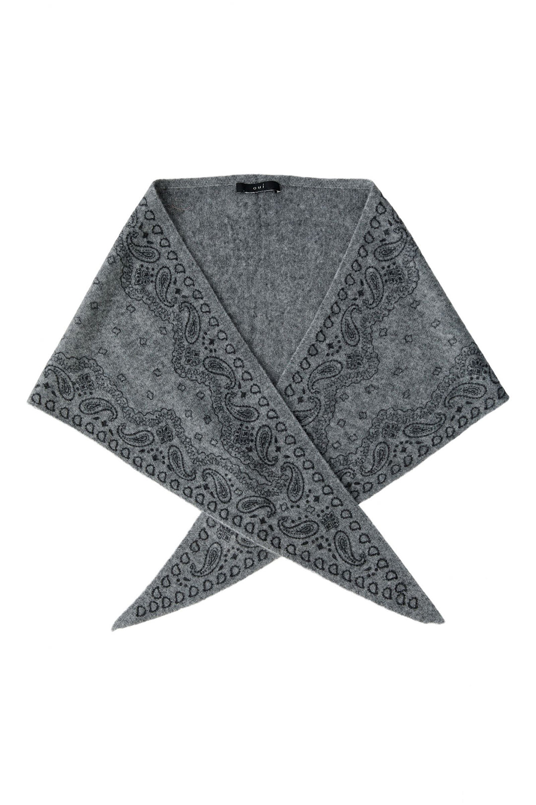 Oui Grey Scarf at Shirley Allum