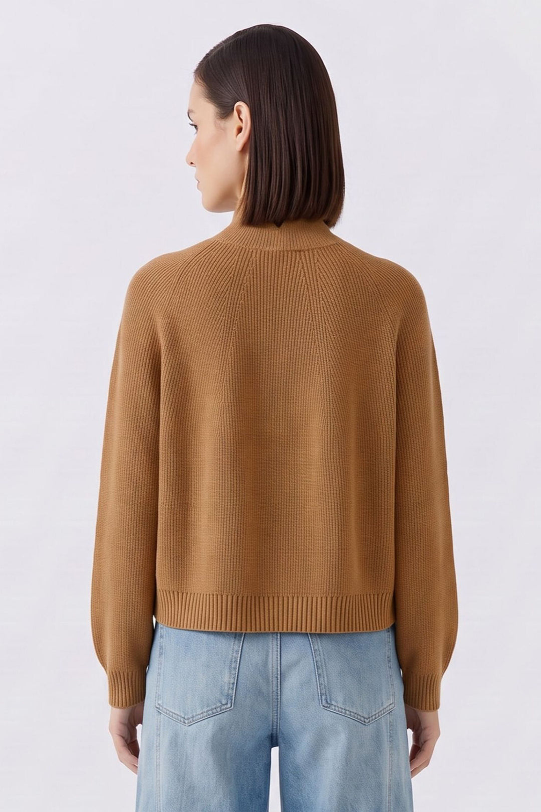 Oui Light Rosewood Jumper 99829-7845, back view