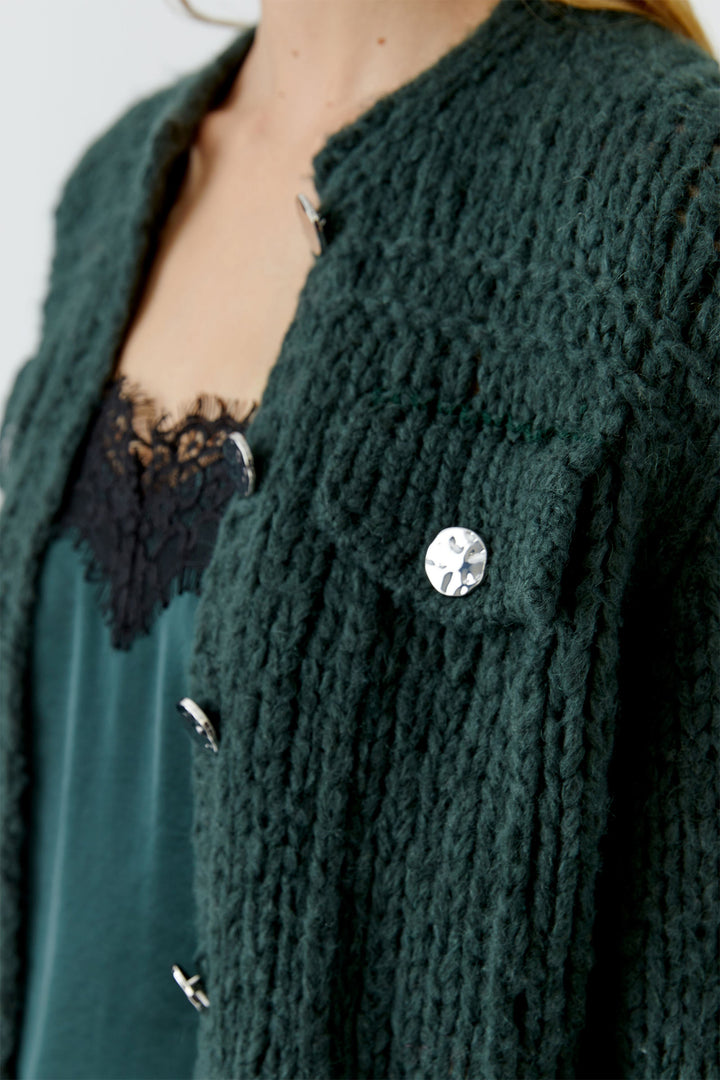 Oui Scarab Cardigan at Shirley Allum