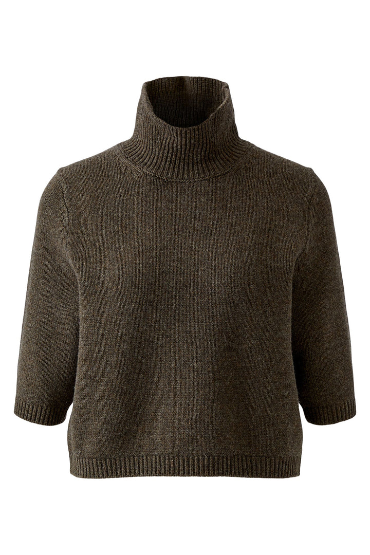 Oui Taupe Mel Jumper at Shirley Allum