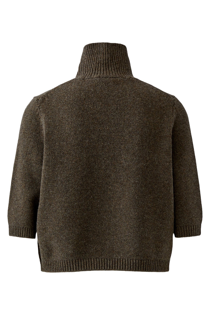 Oui Taupe Mel Jumper at Shirley Allum