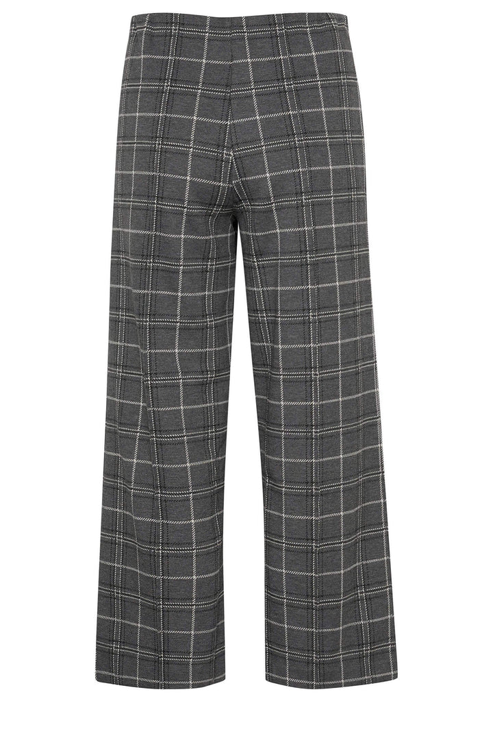 Part Two 30305656 IlisanPW 301671 Grey Check Cropped Trousers - Shirley Allum Boutique