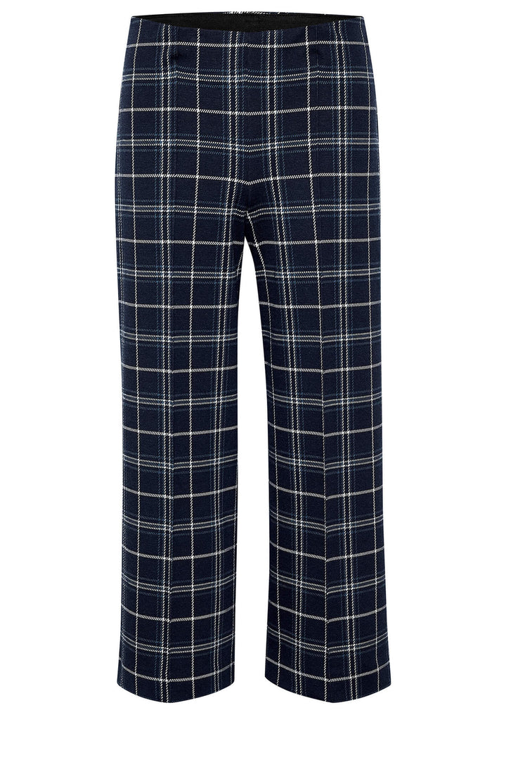 Part Two 30305656 IlisanPW 302470 Night Sky Check Cropped Trouser - Shirley Allum Boutique