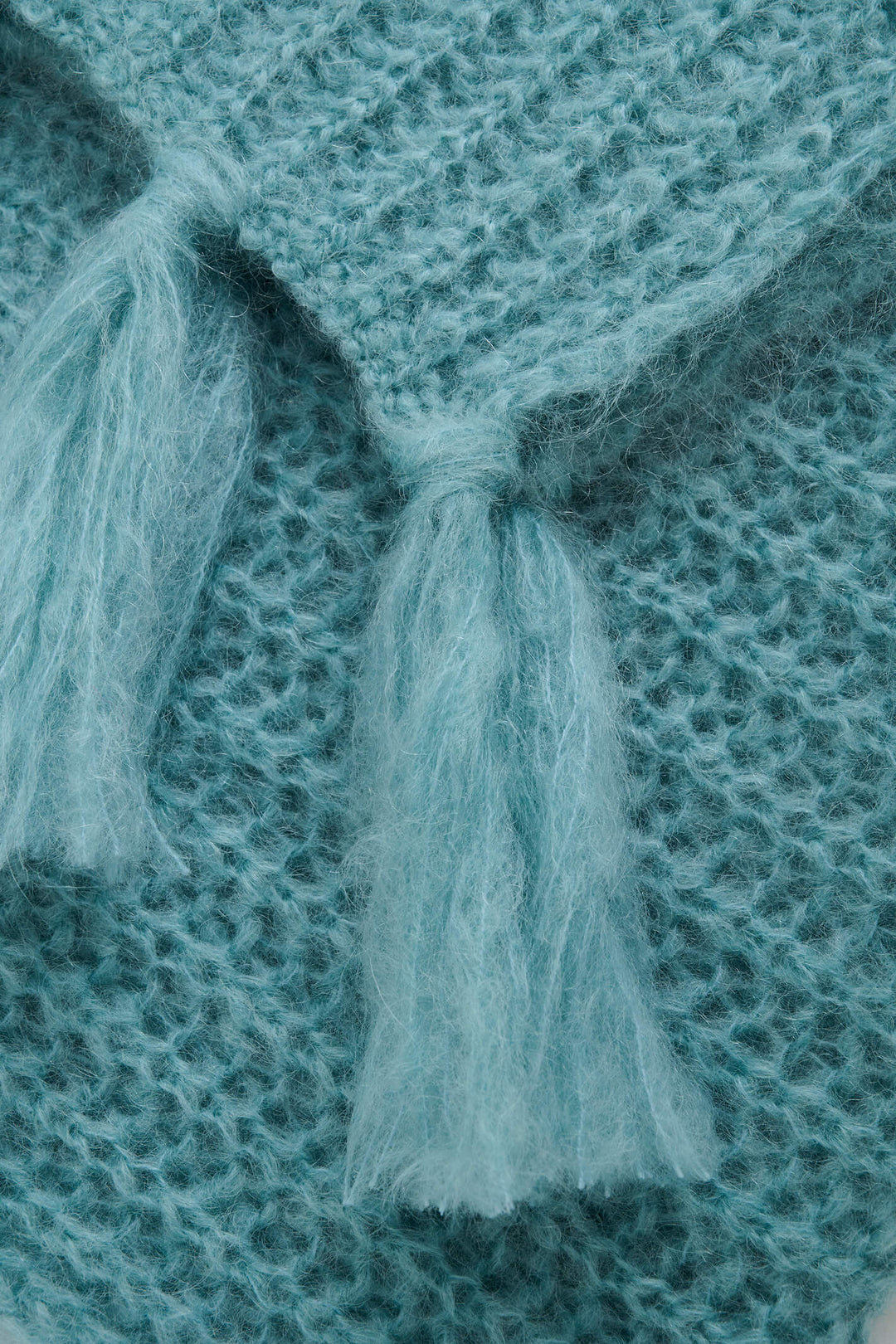 Part Two 30307812 CharinPW 175110 Trellis Blue Mohair Mix Scarf - Shirley Allum Boutique