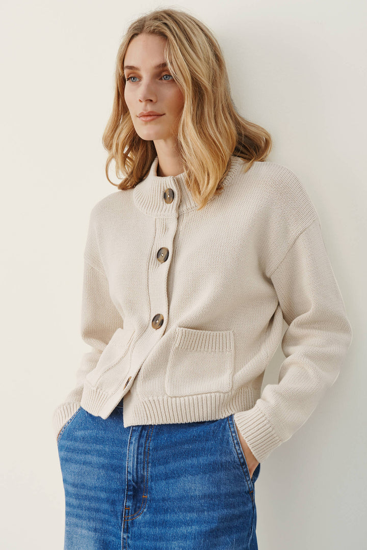 Part Two 30307966 ClenePW 120304 Cream Cardigan - Shirley Allum Boutique