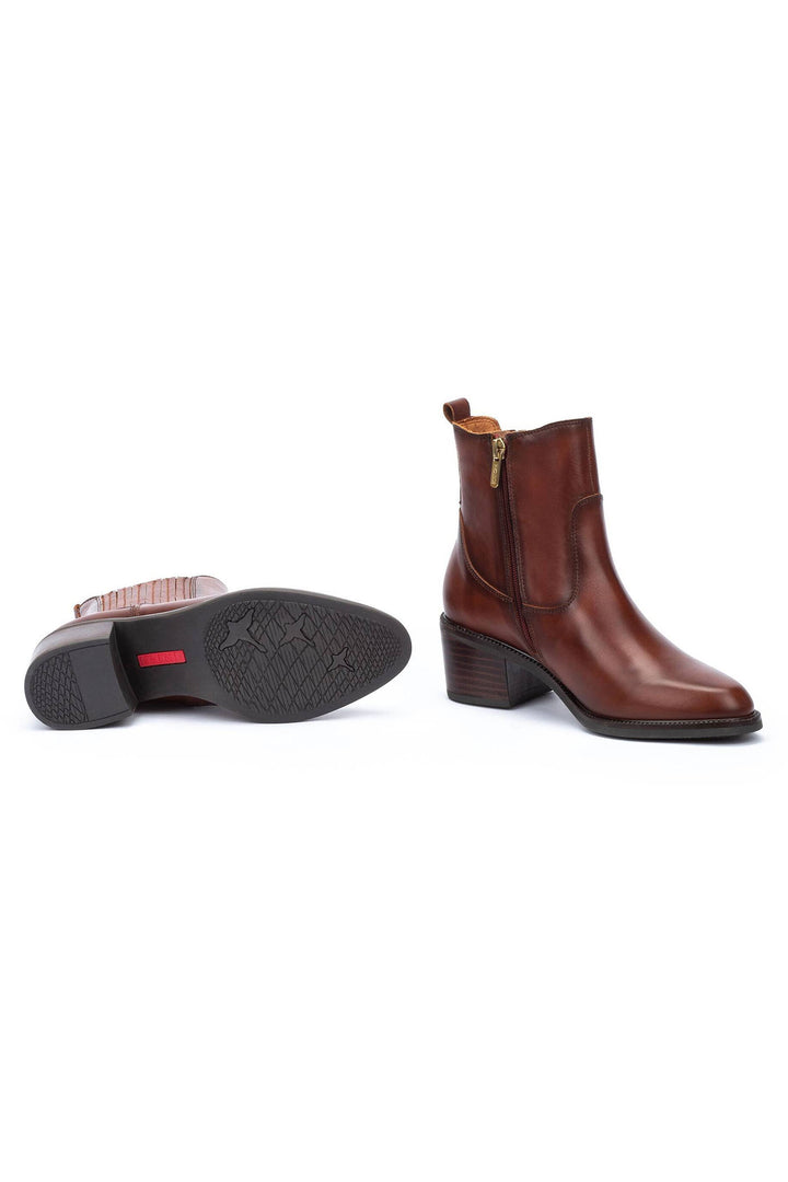 Pikolinos Bacarot Boot Cognac Brown Leather W2D-8909 - Shirley Allum Boutique