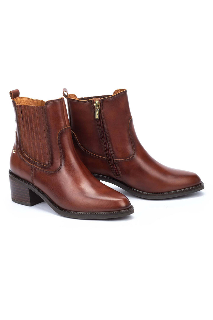 Pikolinos Bacarot Boot Cognac Brown Leather W2D-8909 - Shirley Allum Boutique