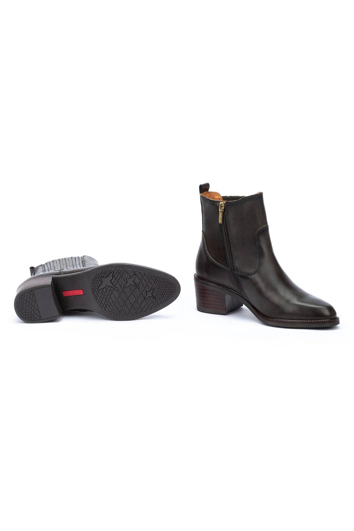 Pikolinos Bacarot Boot Forest Green Leather W2D-8909C2 - Shirley Allum Boutique