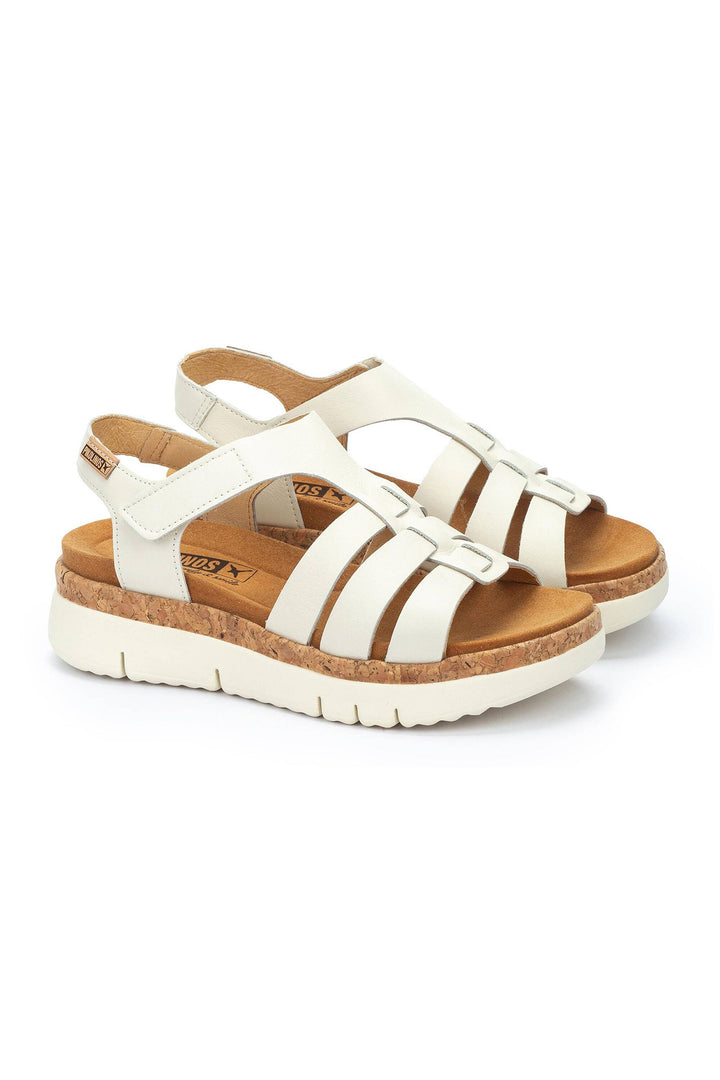 Pikolinos Palma Cream Velcro Sandals W4N-0754