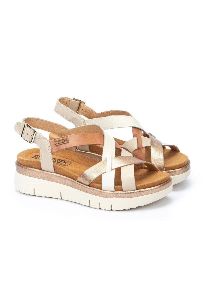 Pikolinos Palma Beige Leather Sandal W4N-0650C1