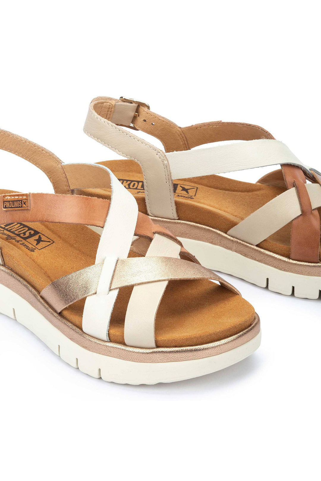 Pikolinos Palma Beige Leather Sandal W4N-0650C1