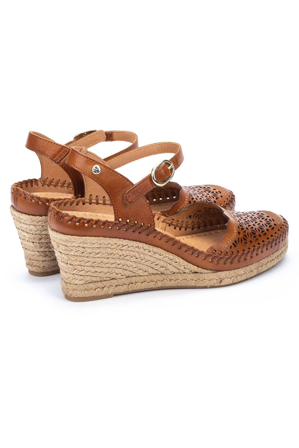 Pikolinos Vila W9Y-1508 Brandy Brown Leather Sandal - Shirley Allum Boutique