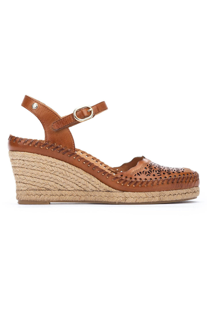 Pikolinos Vila W9Y-1508 Brandy Brown Leather Sandal - Shirley Allum Boutique