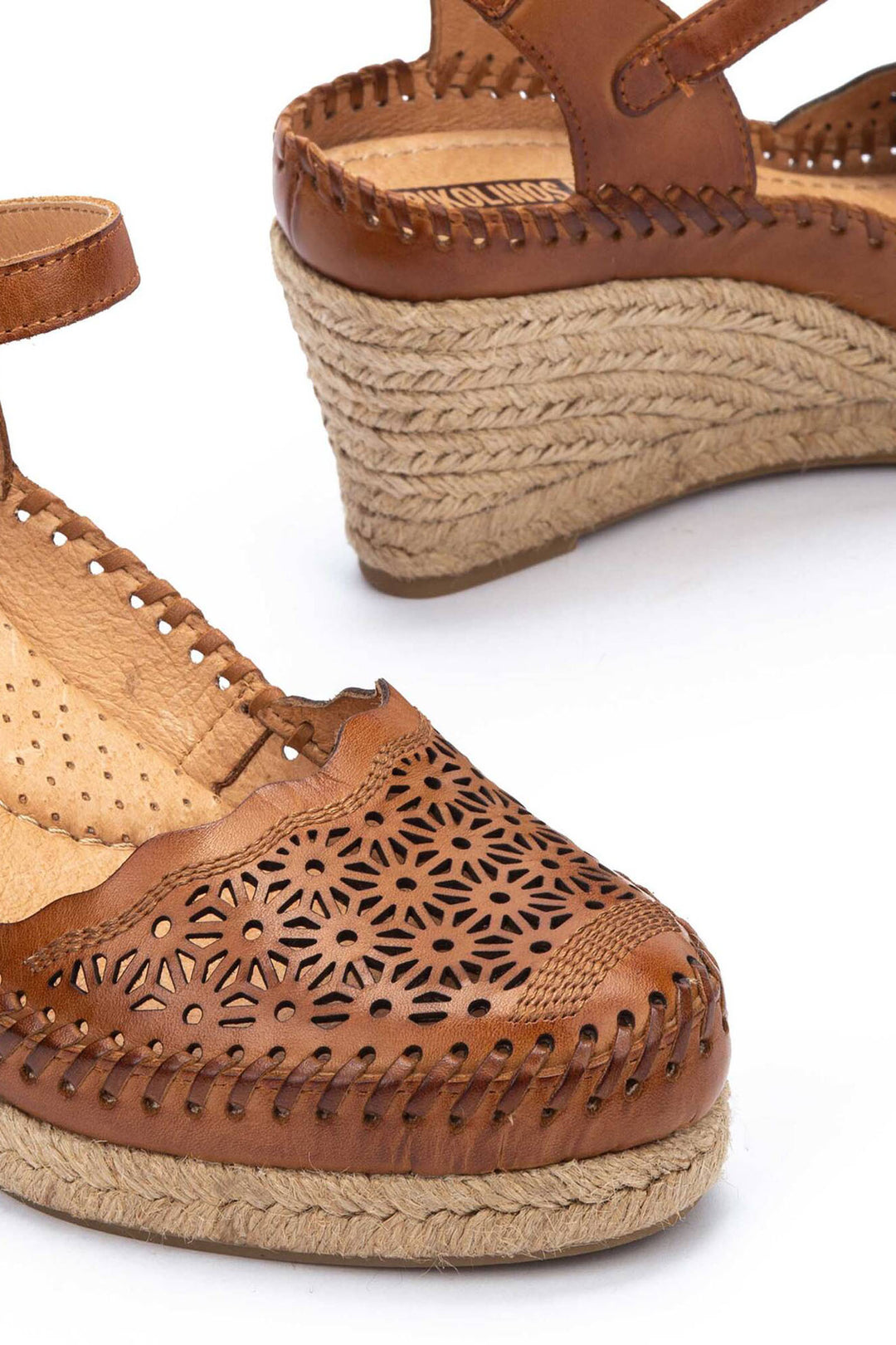 Pikolinos Vila W9Y-1508 Brandy Brown Leather Sandal - Shirley Allum Boutique
