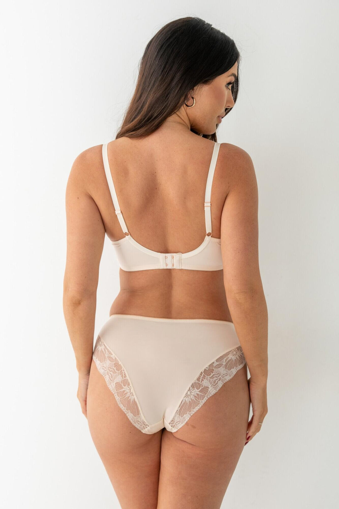 Pour Moi PM 29524 Atelier Ivory Champagne Lace Brazilian Brief