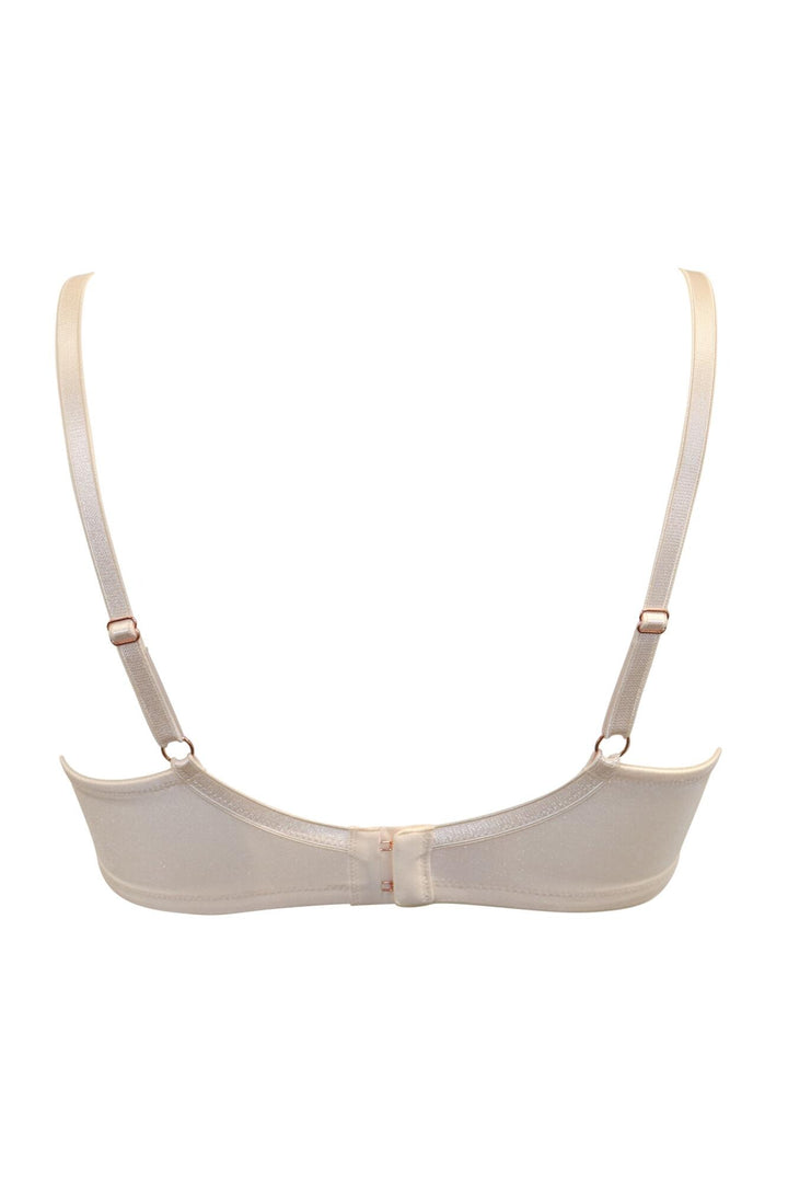 Pour Moi PM 29525 Atelier Lace High Apex Ivory Champagne Lightly Padded Underwired Bra