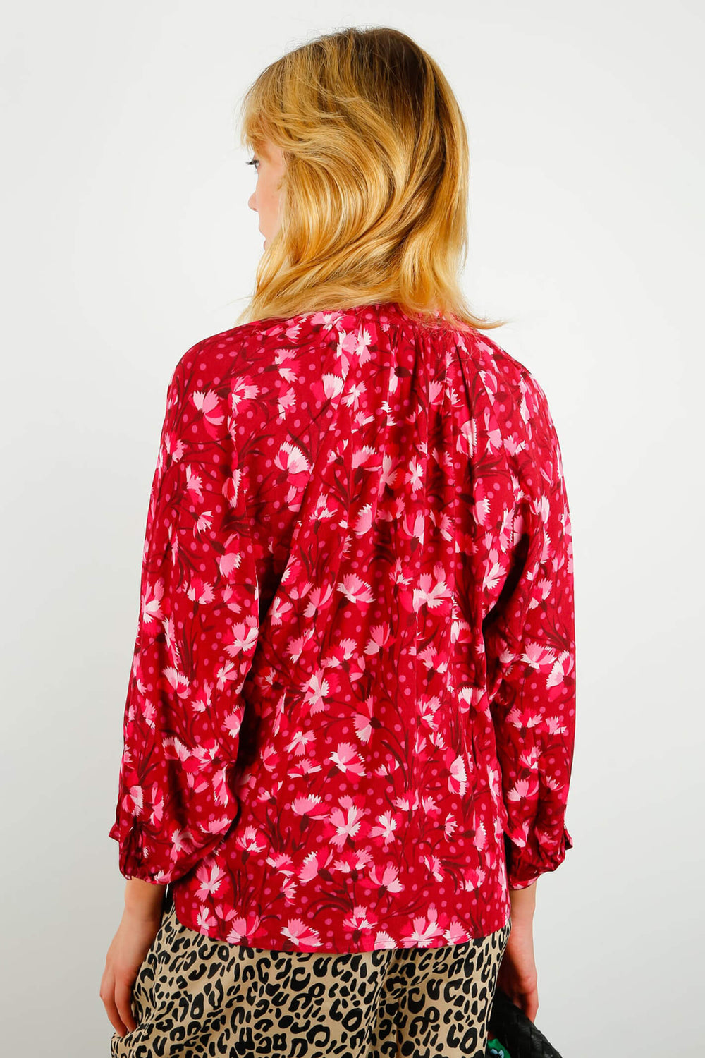 Primrose Park Zion Pink Carnation Print 01 Top - Shirley Allum Boutique