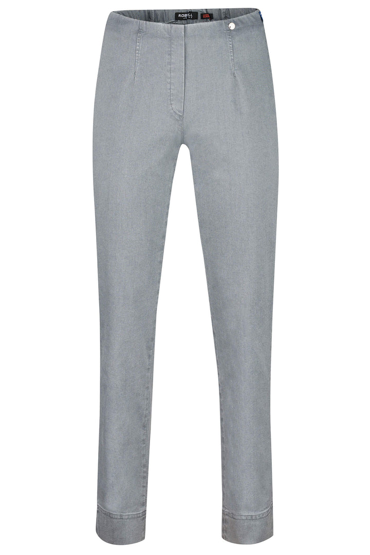 Robell Marie 51639-5448-95 78cm Grey Pull-On Trousers - Shirley Allum Boutique