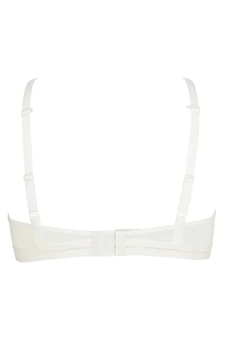 White bra on a white background