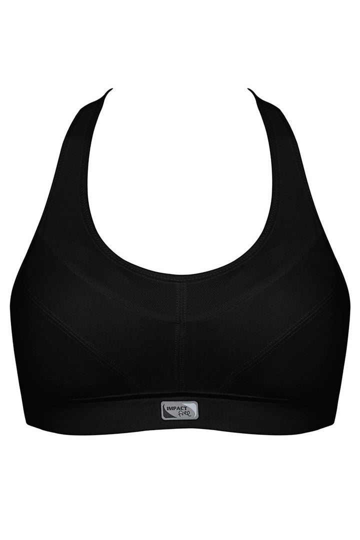 Royce S8020 Impact Free Flex Fit Black Sport Bra - Shirley Allum Boutique