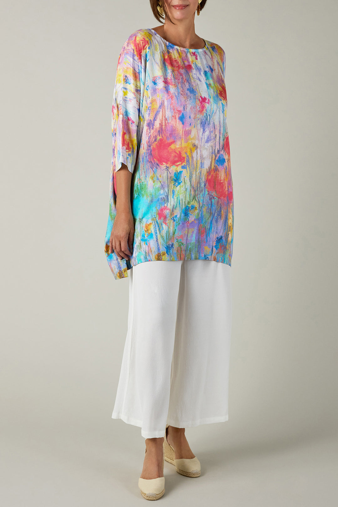 Sahara Multi-Coloured Soft Meadow Dreams Tunic GRT6821