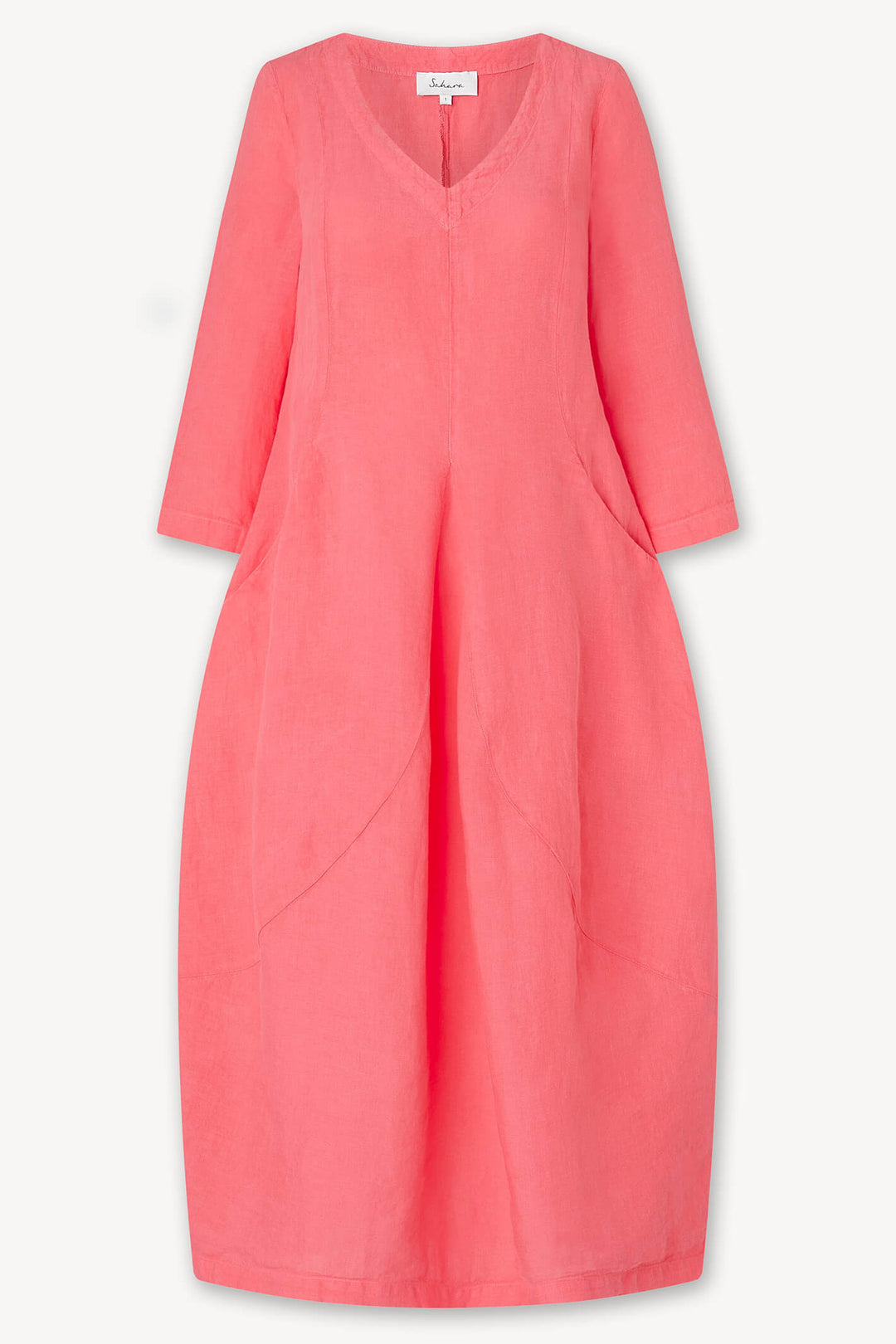 Sahara LAD5209-OL Hot Coral Organza Linen Bubble Dress Shirley Allum Boutique Sahara LAD5209-OL Hot Coral Organza Linen Bubble Dress Shirley Allum Boutique
