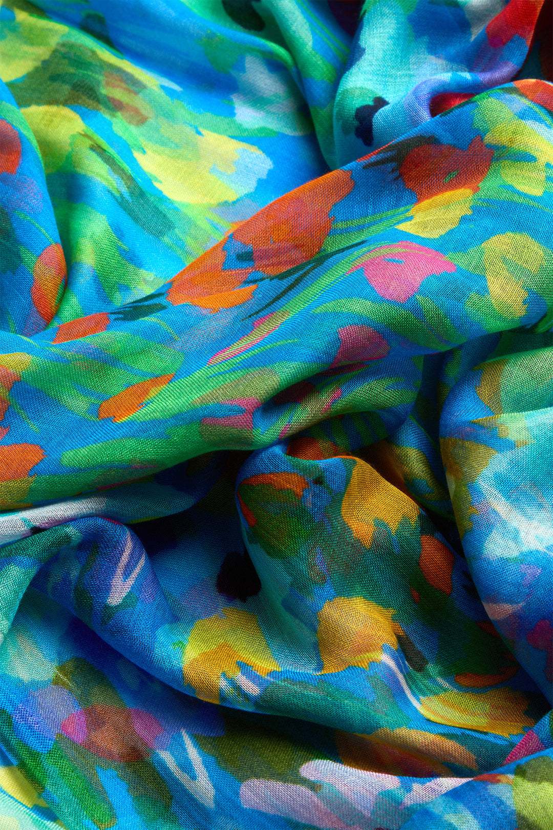 Sahara Scarf Abstract Patchwork Multicolour AHS6307-APG - Shirley Allum Boutique