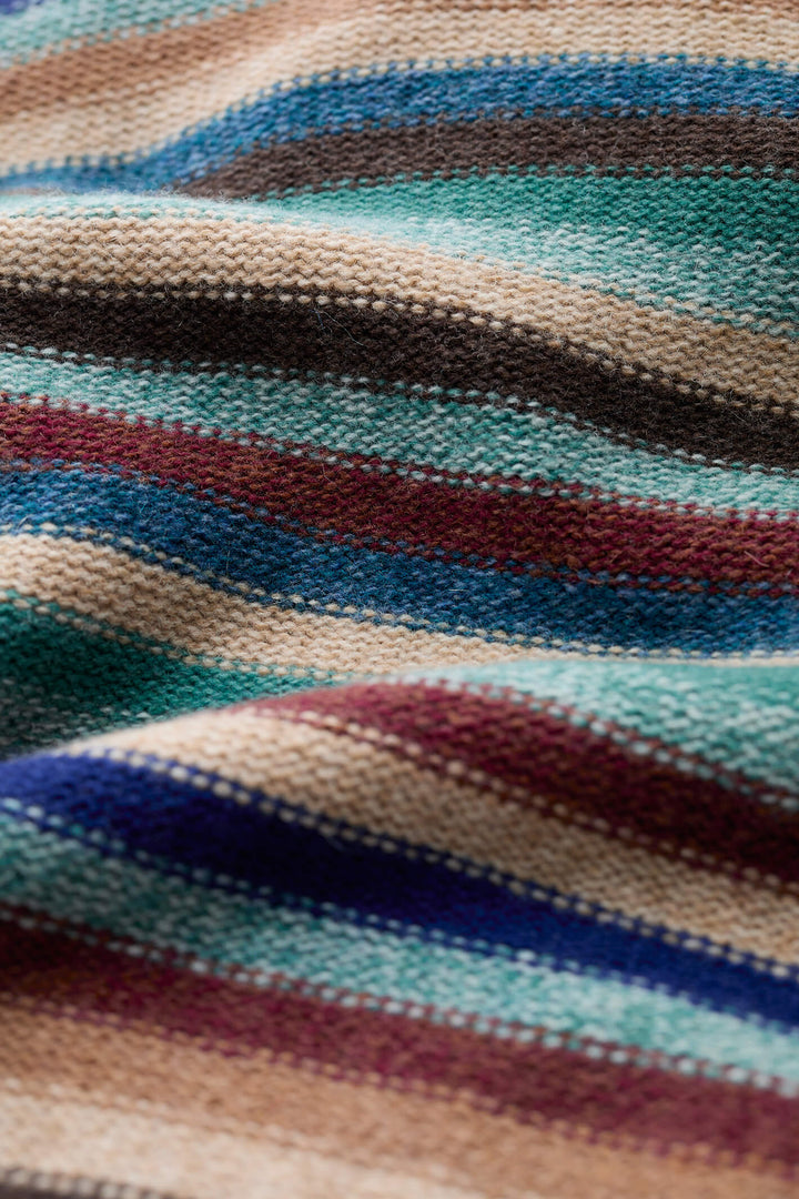 Seasalt 302 Braque Wade Multicolour Interplay Striped Poloneck Jumper  - Shirley Allum Boutique