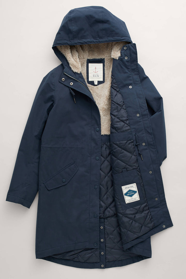 Seasalt 463 Midnight Blue Plant Hunter 2 Raincoat - Shirley Allum Boutique