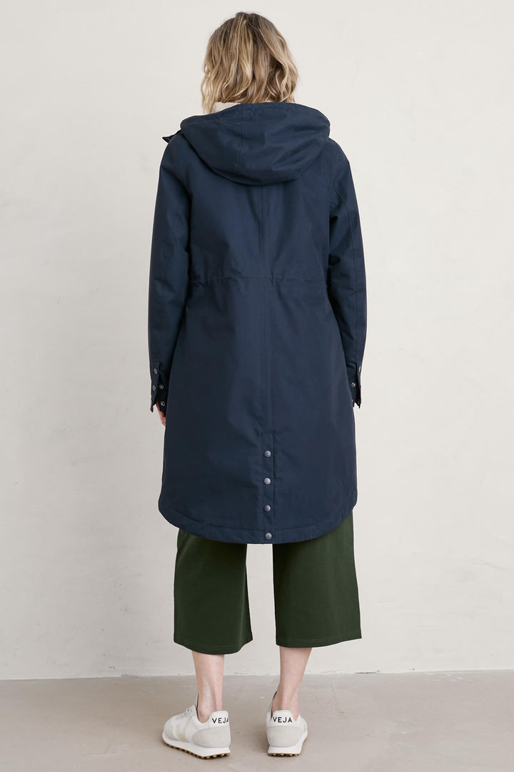 Seasalt 463 Midnight Blue Plant Hunter 2 Raincoat - Shirley Allum Boutique
