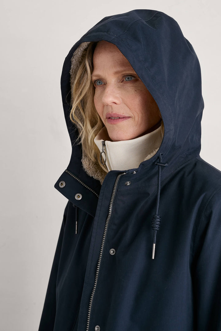 Seasalt 463 Midnight Blue Plant Hunter 2 Raincoat - Shirley Allum Boutique