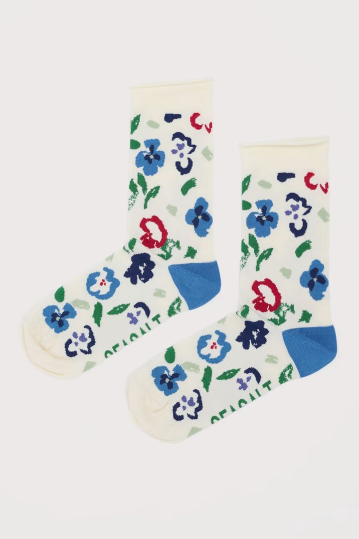 Seasalt AC17165-37339 Arty Pansy Chalk Women&