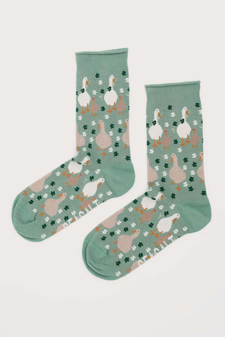 Seasalt AC17165 Arty Green Pluvenn Dried Basil Bamboo Socks