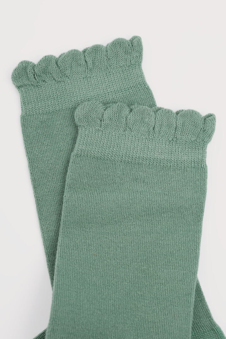 Seasalt AC39498-4344 Foliage Women's Scallop Sailor Socks