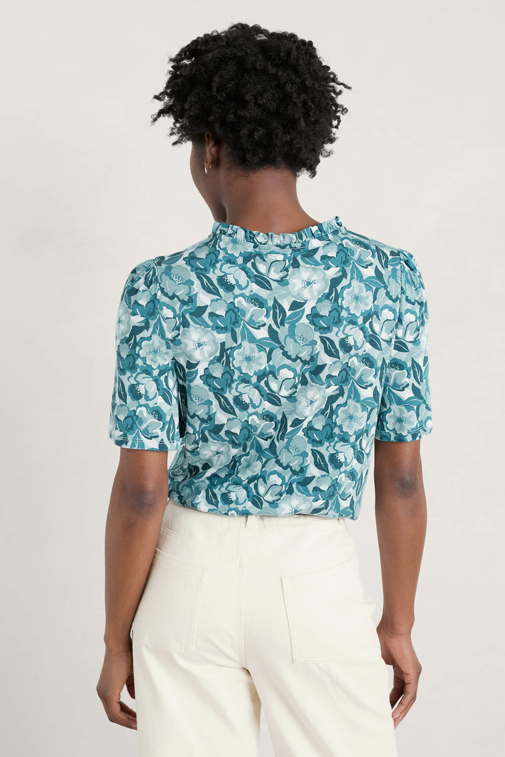 Seasalt Anchor Hold Collage Floral Reflection Top - Shirley Allum Boutique