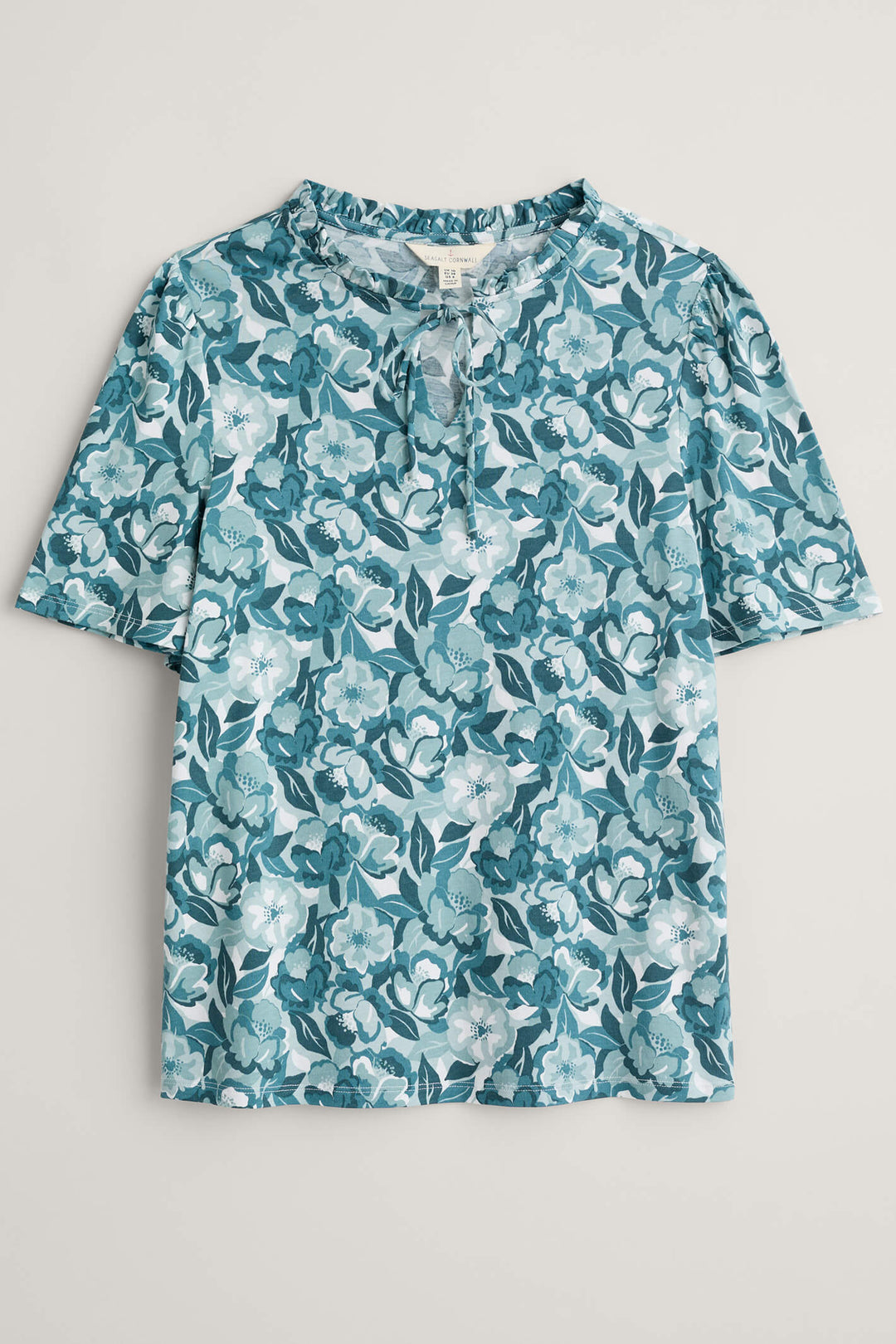 Seasalt Anchor Hold Collage Floral Reflection Top - Shirley Allum Boutique