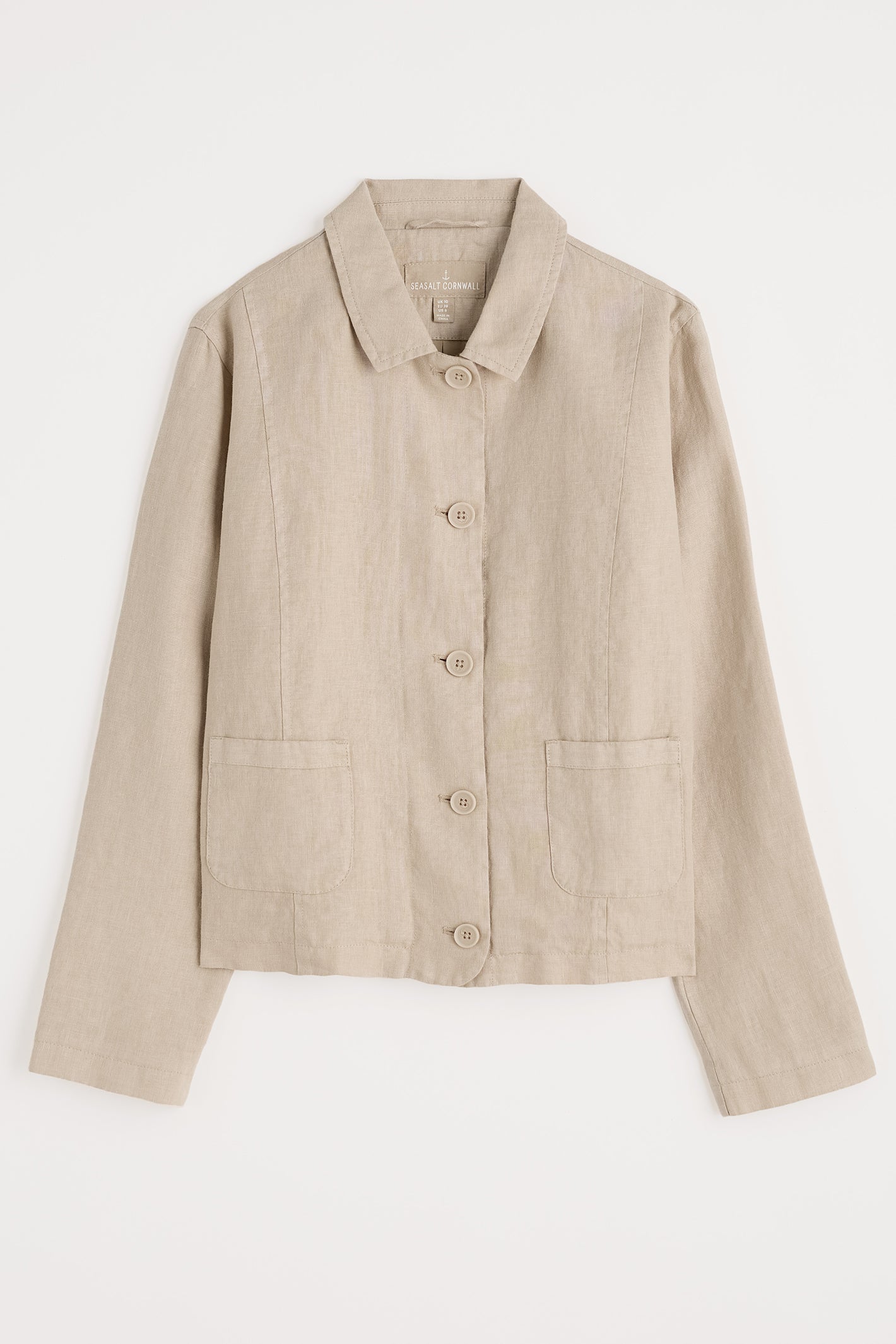 Seasalt Arame Linen Jacket Whelk Beige WM29802-28587 – Shirley