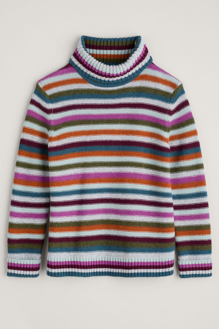 Seasalt Braque Jumper Interplay Wild Orchid - Shirley Allum Boutique