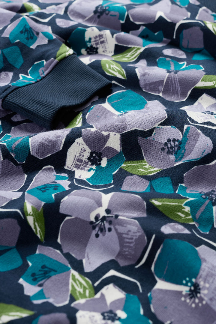 Seasalt Bright Wave Sweatshirt Paper Hellebores Echium WM36195R - Shirley Allum Boutique
