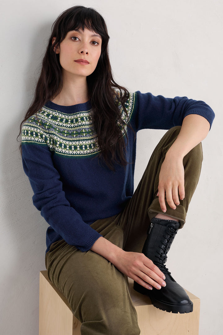 Seasalt Buck's Horn Jumper Bedstone Sea Cave Mix B-WM34679-34190 - Shirley Allum Boutique